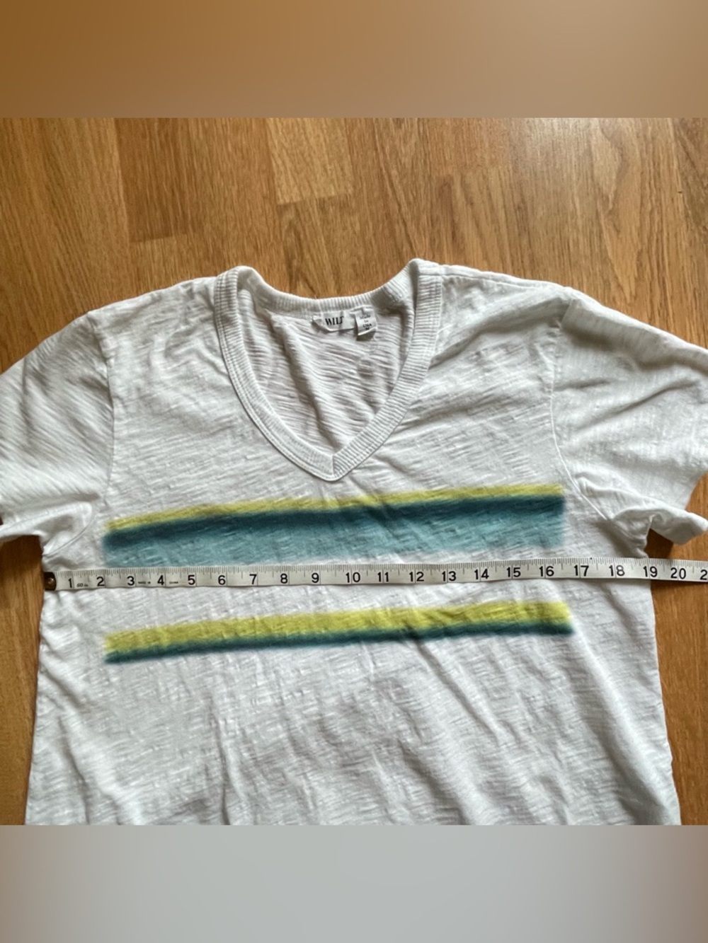 Wilt Slub Short Sleeve Tee Raw Hem Size Medium Minimalist - Picture 4 of 9